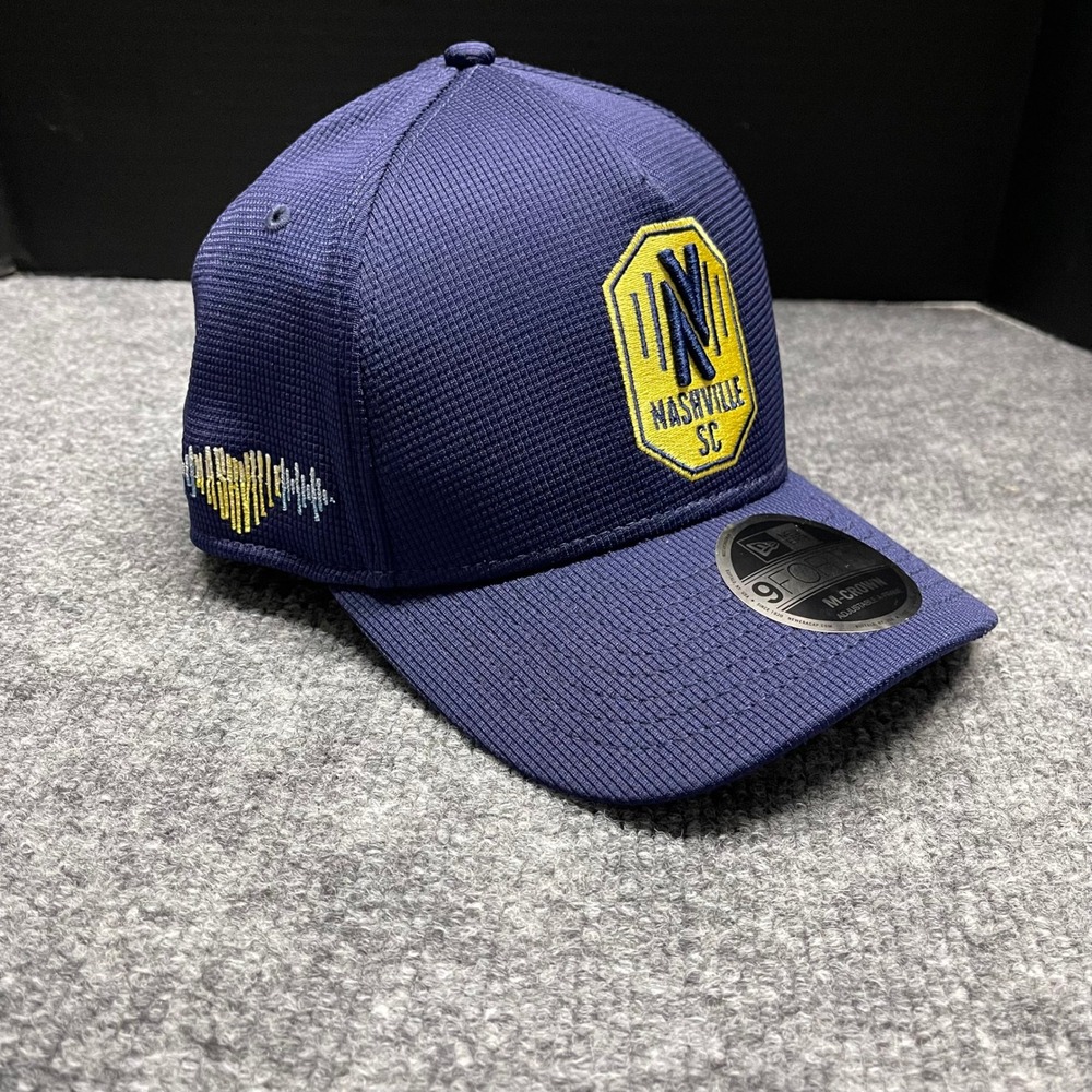 Nashville SC Hat Cap Mens Navy Blue Snapback MLS Soccer M-Crown‎ 9FORTY New Era